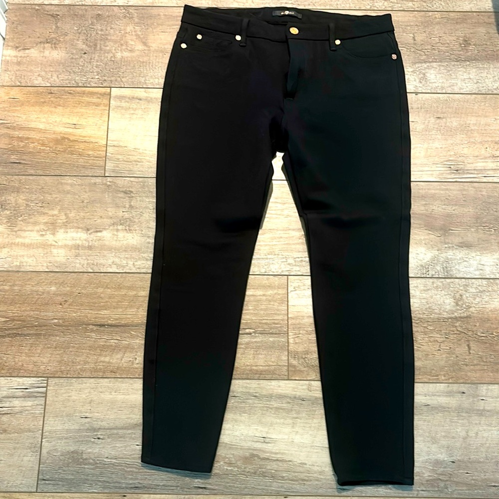 7 for all mankind black pants, NWOT, size 31